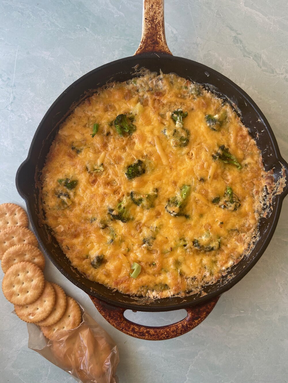 Warm Broccoli N Cheddar Dip