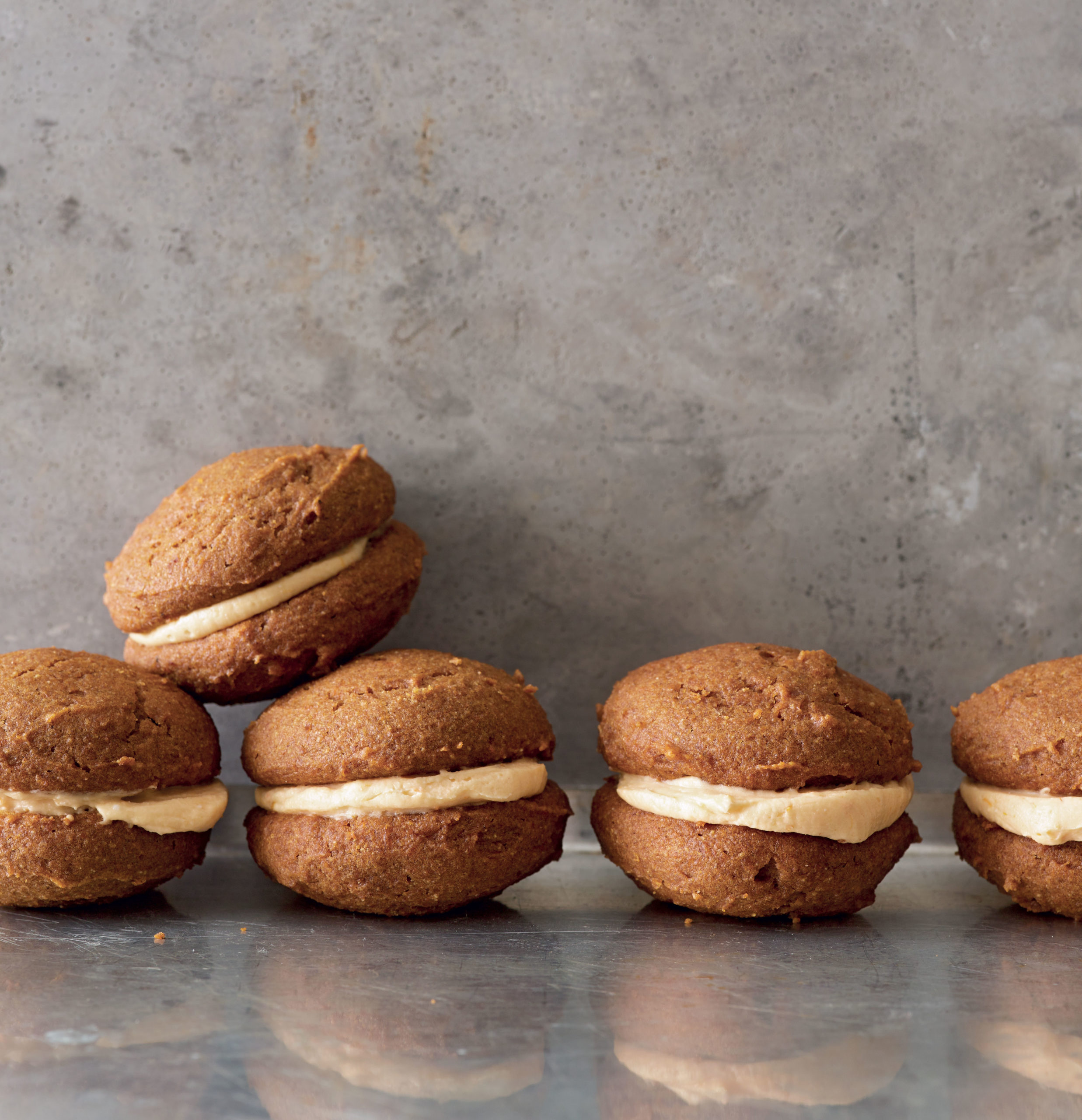 Double Pumpkin Whoopie Pie recipe by Genevieve Ko | Didn't I Just Feed You podcast