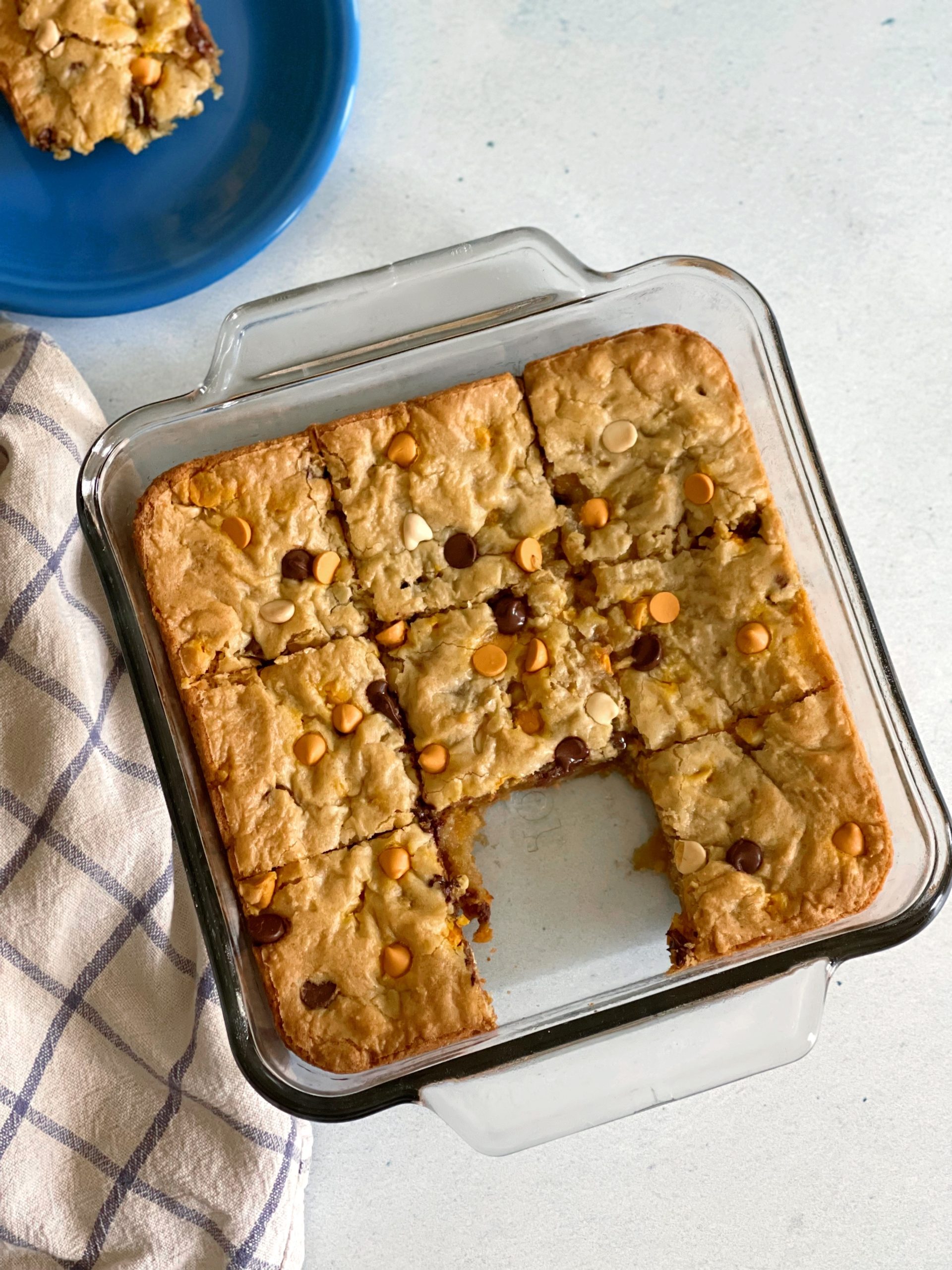 Easy Chocolate Chip Blondies recipe | Didn't I Just Feed You podcast