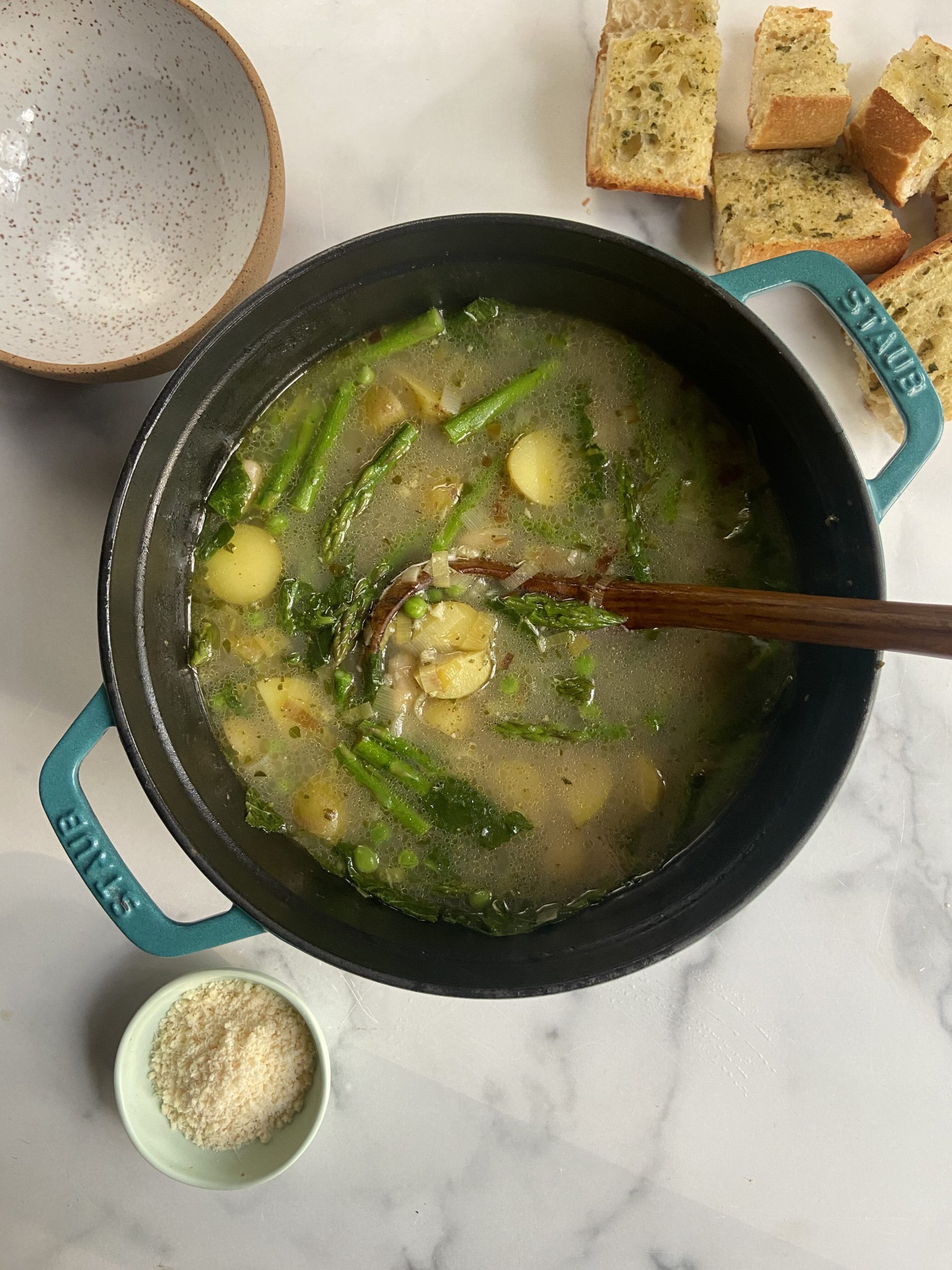 Green Minestrone Soup recipe: The perfect recipe for all those spring veggies | Didn't I Just Feed You podcast