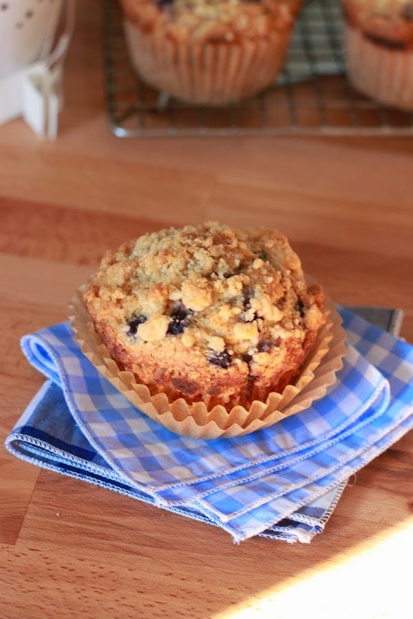 Blueberry Streusel Muffins recipe | Didn't I Just Feed You podcast