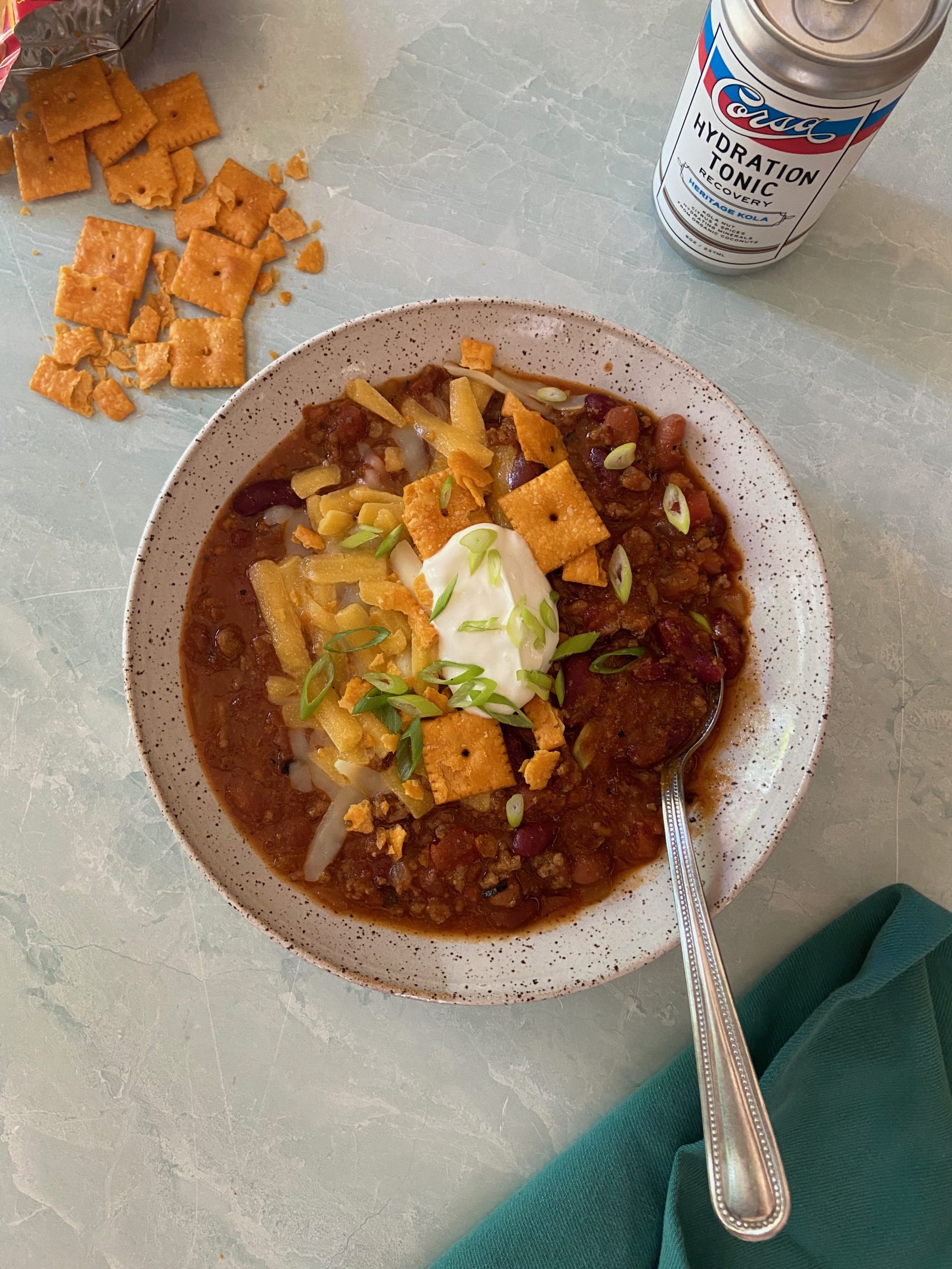 "All the Cans" Chili recipe: The easy, weeknight chili recipe of your dreams | Didn't I Just Feed You podcast