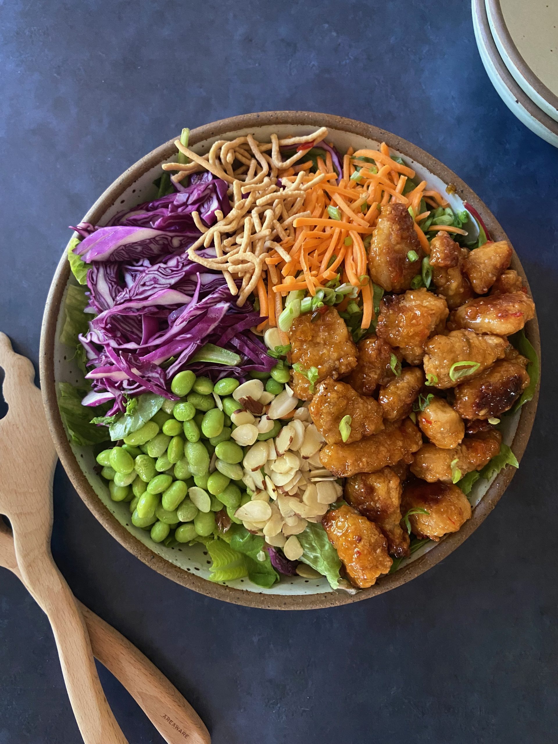 Sweet and Sour Chicken Nugget Salad