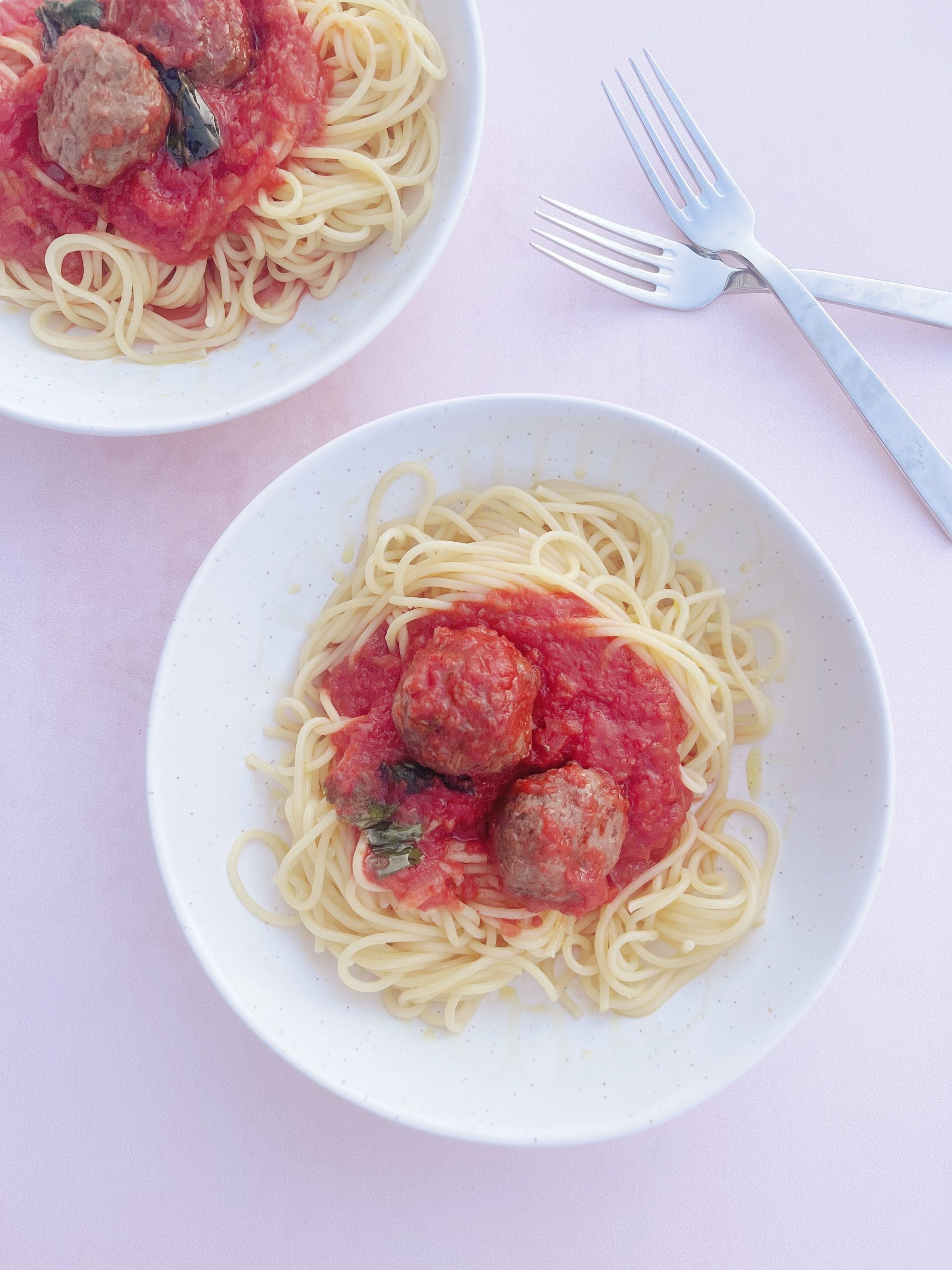 Weekday Spaghetti and Meatballs