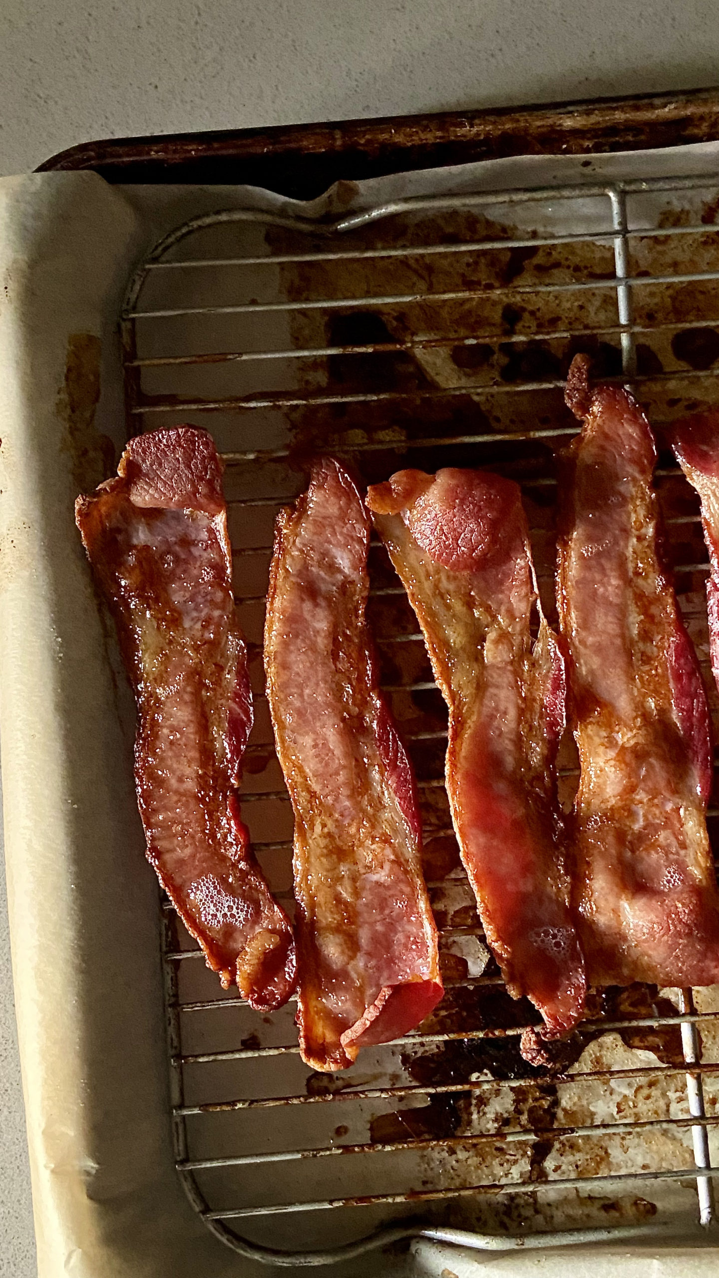 Oven-Cooked Maple Glazed Bacon recipe | Didn't I Just Feed You podcast